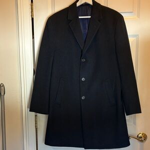 Men's Kenneth Cole Reaction Navy Blue Wool Coat